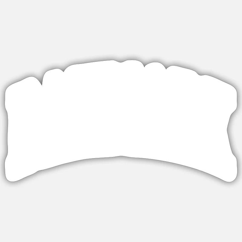 Danmark - Sticker Größe S (10 x 10 cm) - Mattweiß