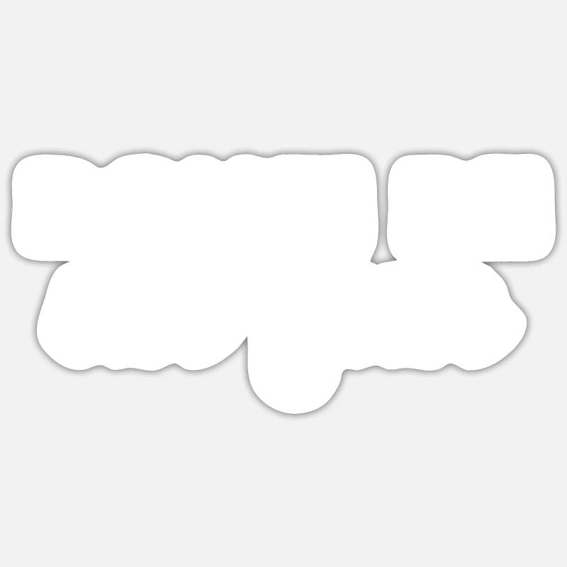 Don't be un-fun Sticker Größe S (10 x 10 cm)