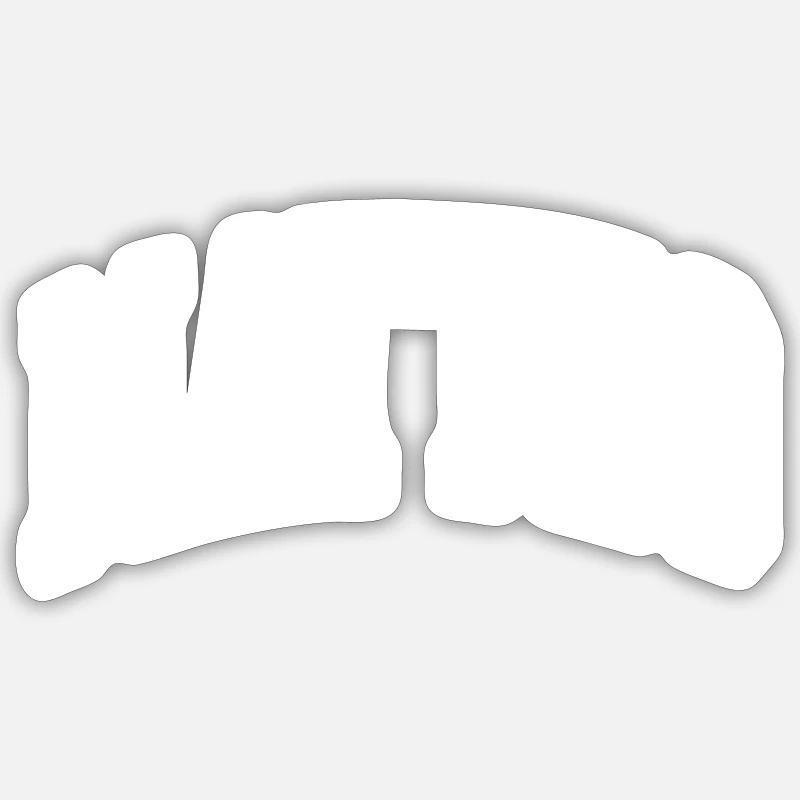 Matteo - Sticker size S (10 x 10 cm) - white matte