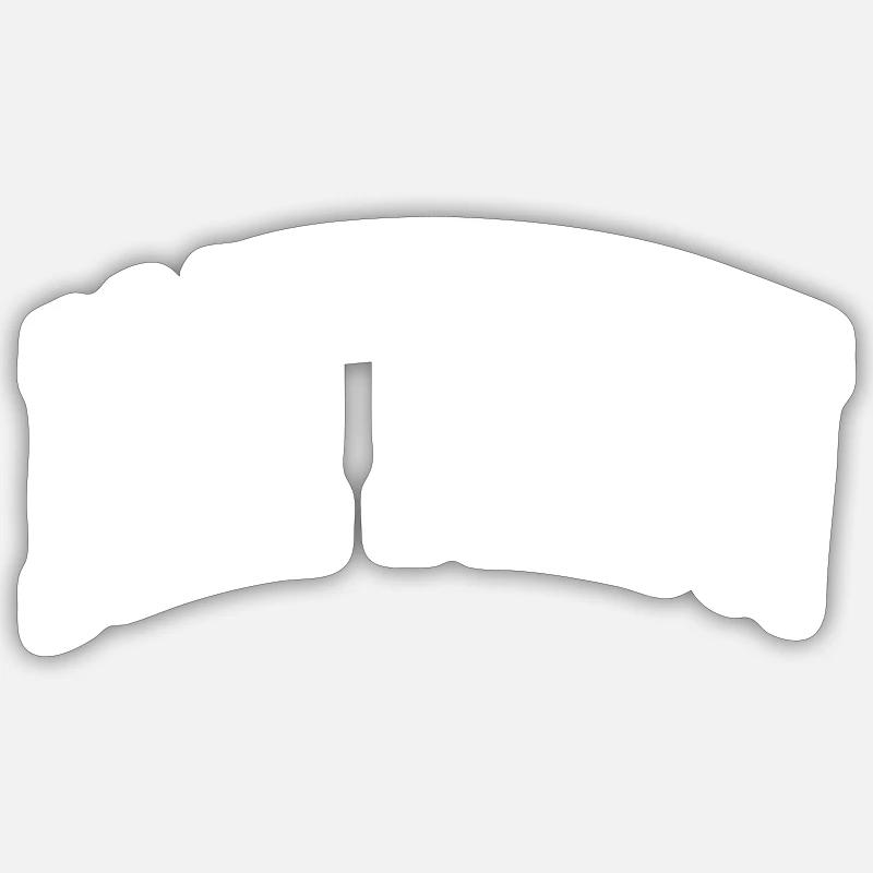 Matthew - Sticker size S (10 x 10 cm) - white matte