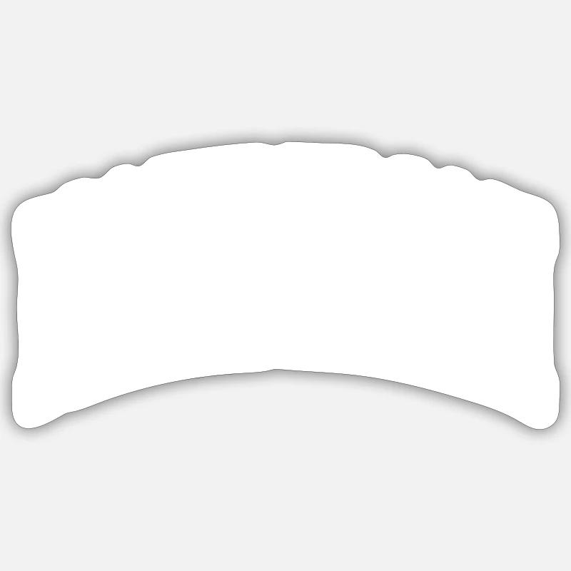 Maximilian - Sticker taille S (10 x 10 cm) - blanc mat