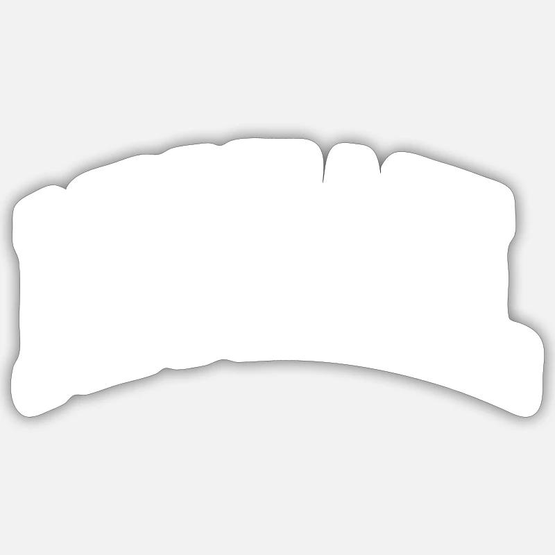Michael - Sticker Größe S (10 x 10 cm) - Mattweiß