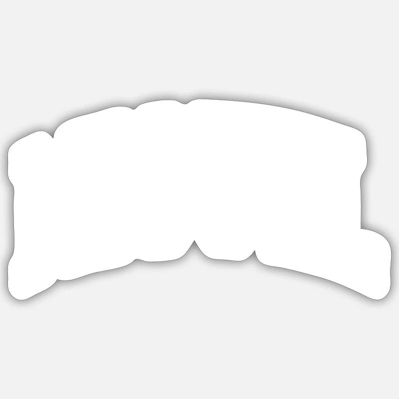 Miguel - Sticker taille S (10 x 10 cm) - blanc mat