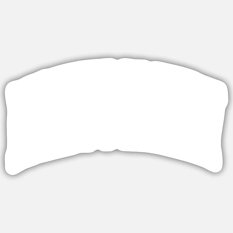 Montgomery - Sticker taille S (10 x 10 cm) - blanc mat