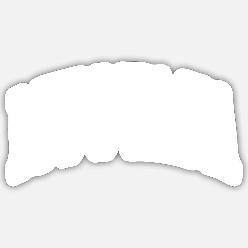Mustafa - Sticker size S (10 x 10 cm) - white matte