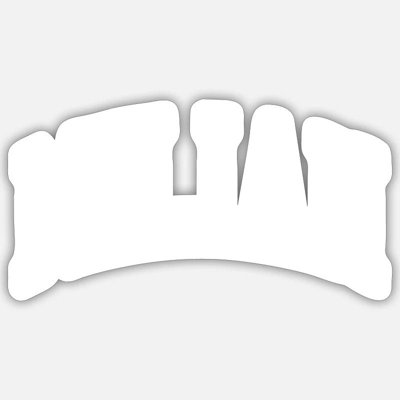 Milian - Sticker taille S (10 x 10 cm) - blanc mat