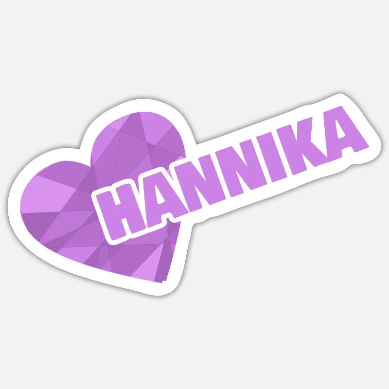 Krone Hannika - Sticker taille S (10 x 10 cm) - blanc mat