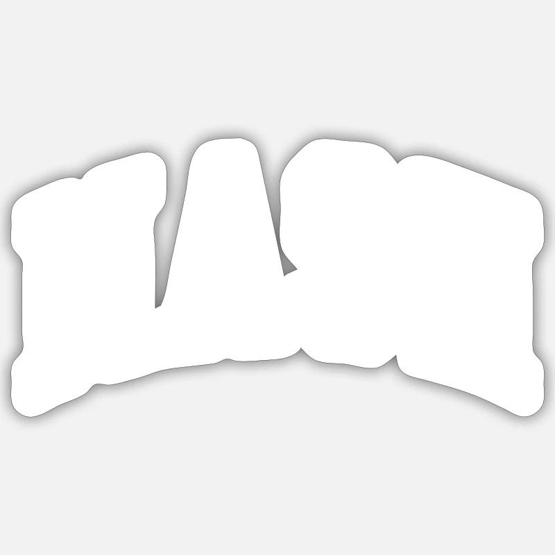 Nash - Sticker size S (10 x 10 cm) - white matte