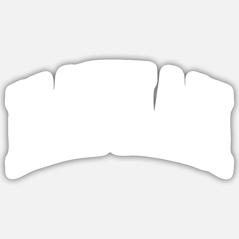 Nathan - Sticker size S (10 x 10 cm) - white matte