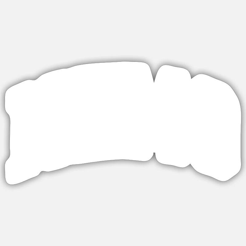 Nemo - Sticker Größe S (10 x 10 cm) - Mattweiß