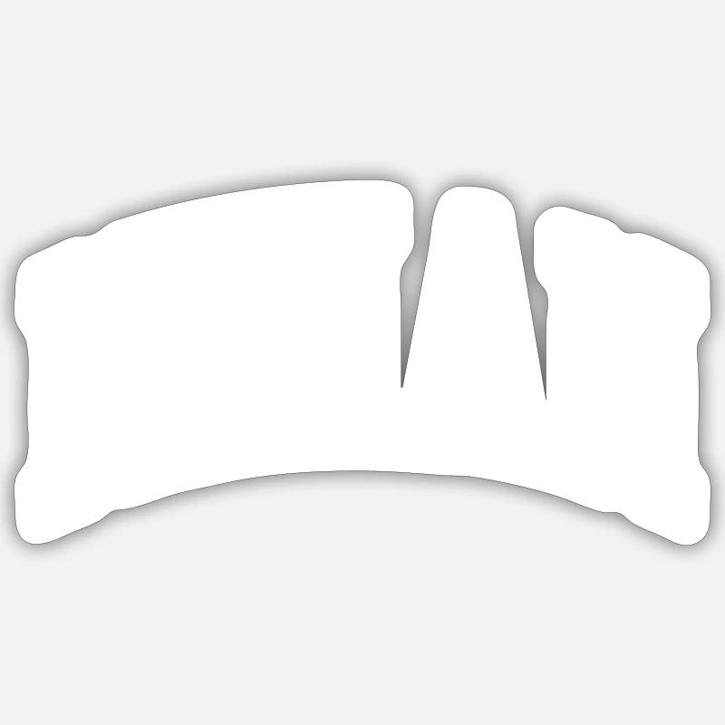 Par Nihan - Sticker taille S (10 x 10 cm) - blanc mat