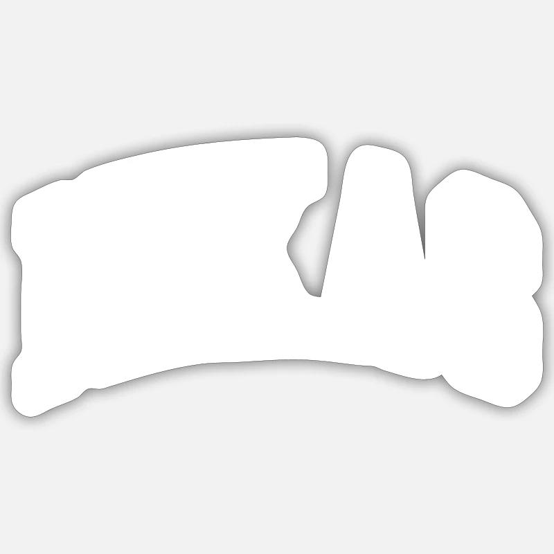 Nikas - Sticker size S (10 x 10 cm) - white matte