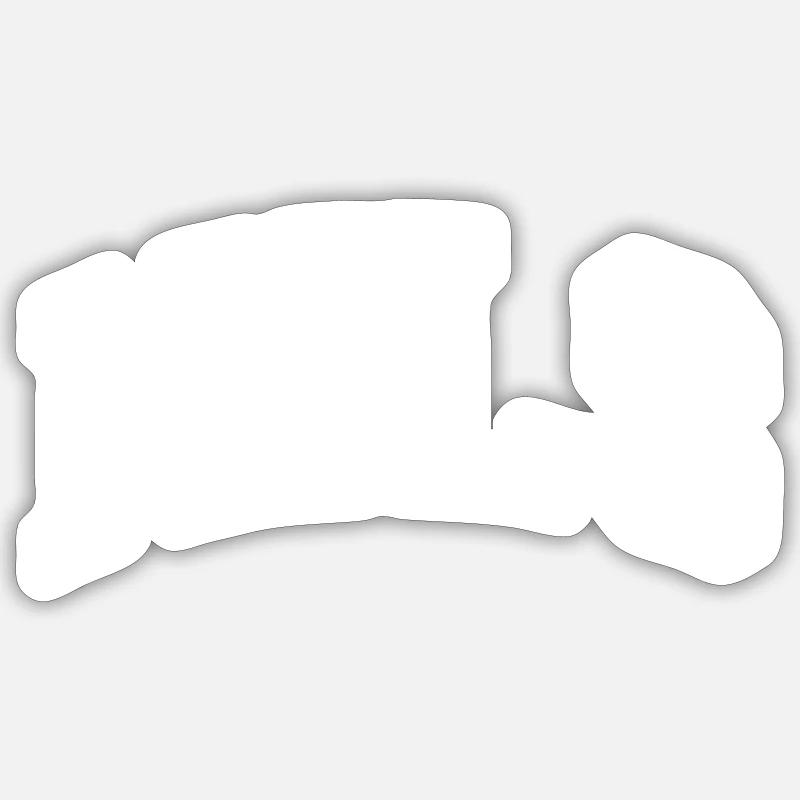 Nils - Sticker Größe S (10 x 10 cm) - Mattweiß