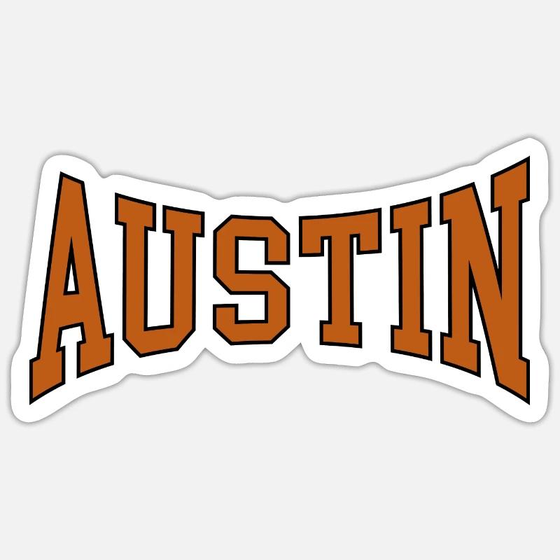 Austin Sticker Größe S (10 x 10 cm)