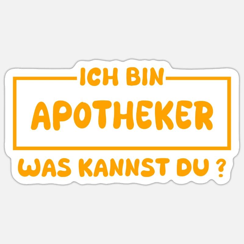 Pharmacist Sticker size S (10 x 10 cm)