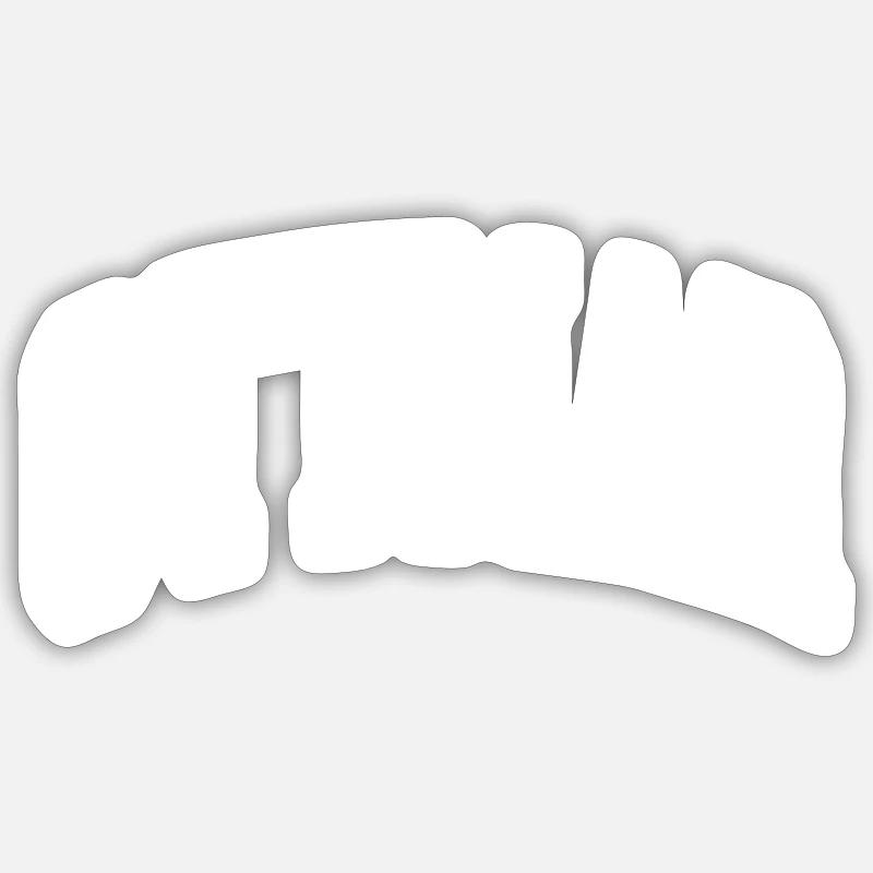 Scott - Sticker size S (10 x 10 cm) - white matte