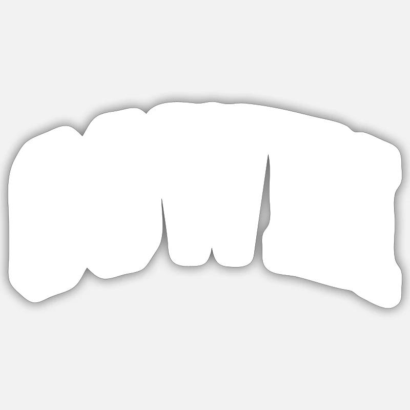 Oswin (en anglais seulement) - Sticker taille S (10 x 10 cm) - blanc mat