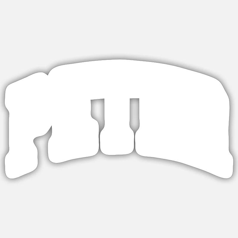 Pierre Sticker taille S (10 x 10 cm)