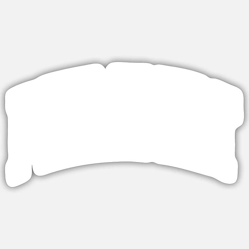 Philibert - Sticker size S (10 x 10 cm) - white matte