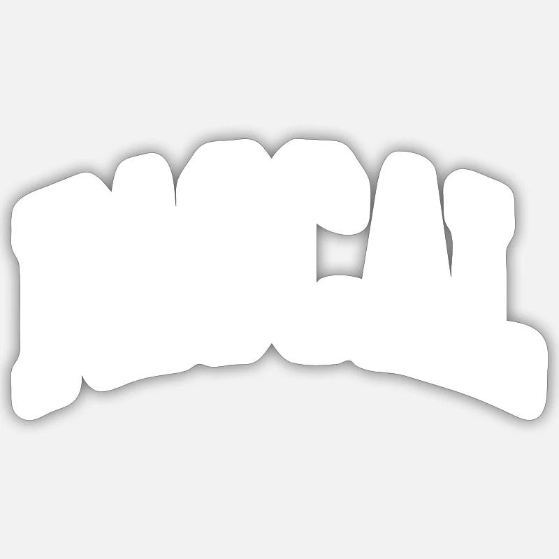 Pascal - Sticker Größe S (10 x 10 cm) - Mattweiß