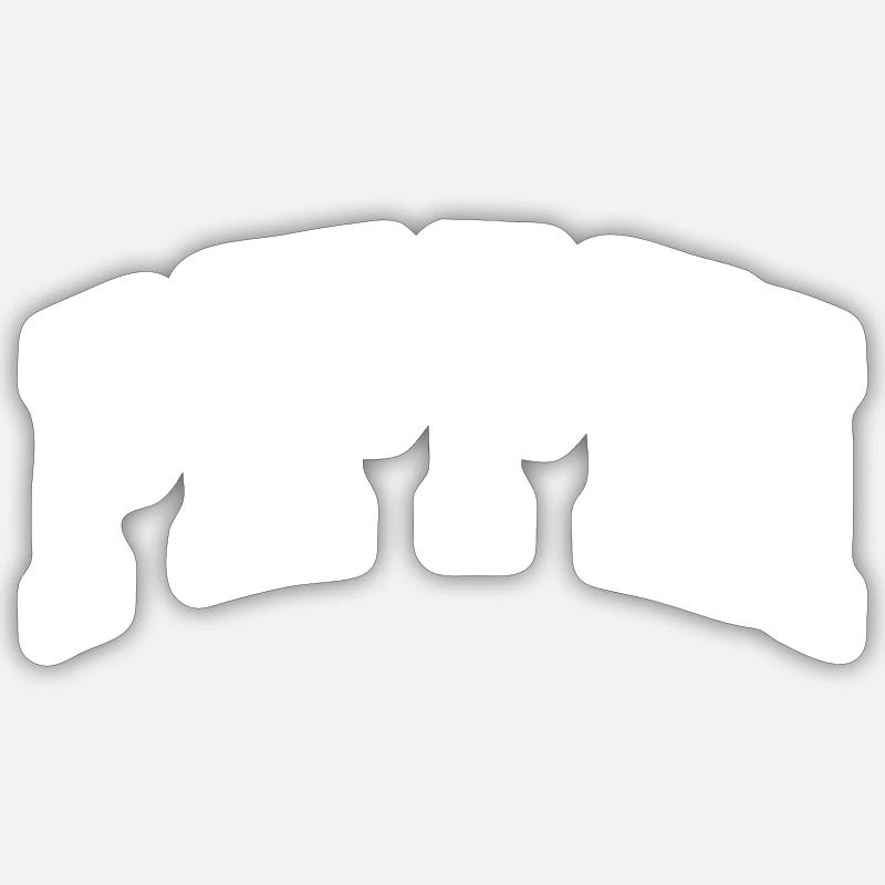 Pippin - Sticker size S (10 x 10 cm) - white matte