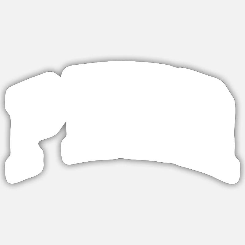 Pair - Sticker taille S (10 x 10 cm) - blanc mat