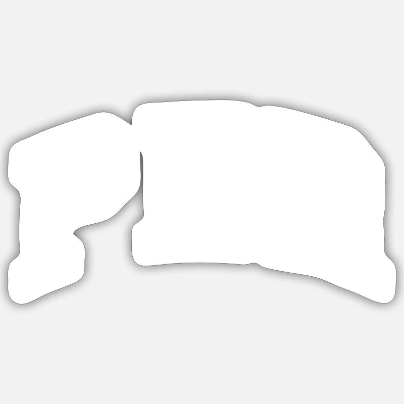 Per - Sticker size S (10 x 10 cm) - white matte