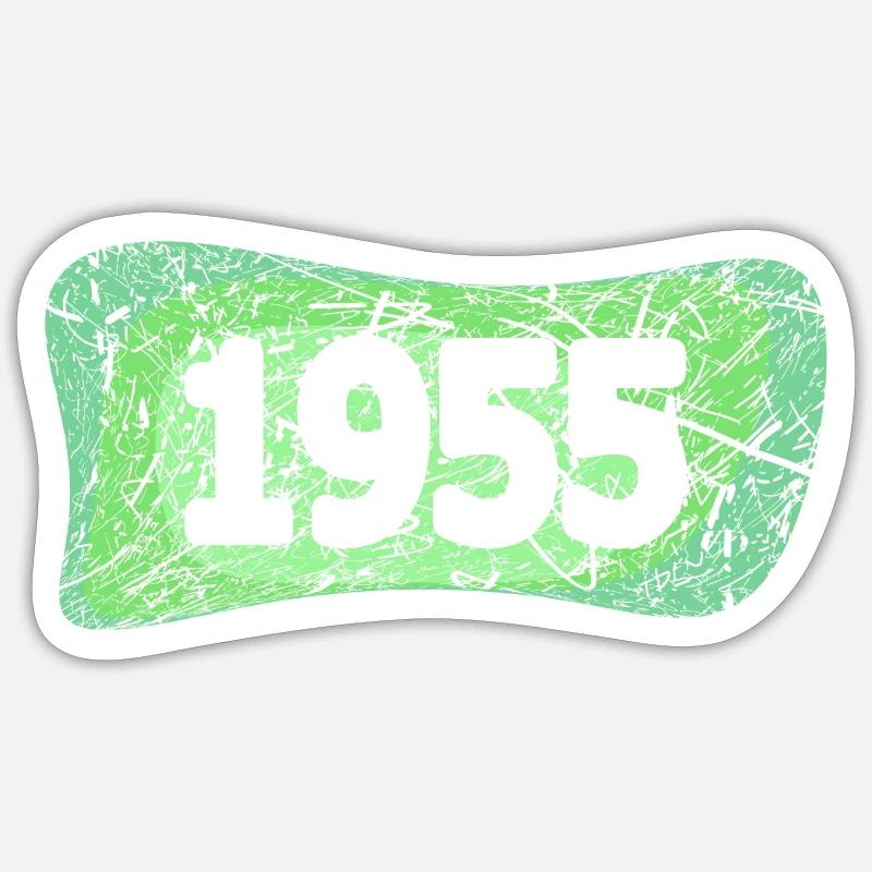 Scratch 1955 - Sticker size S (10 x 10 cm) - white matte