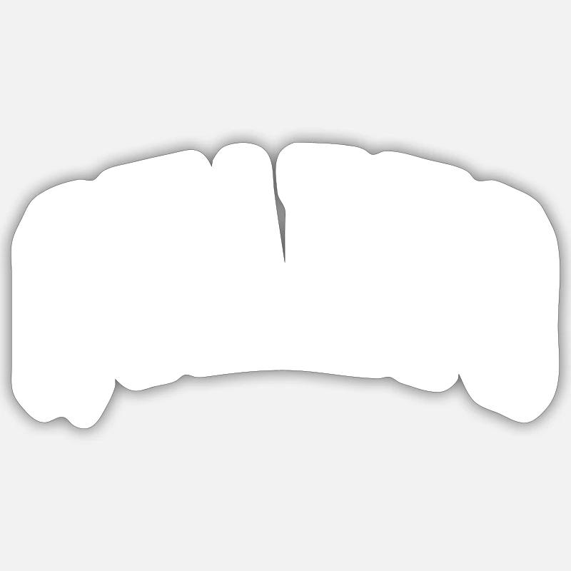 In-quarto - Sticker taille S (10 x 10 cm) - blanc mat