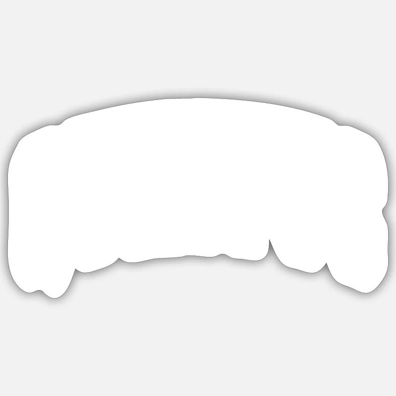 Quintus - Sticker taille S (10 x 10 cm) - blanc mat