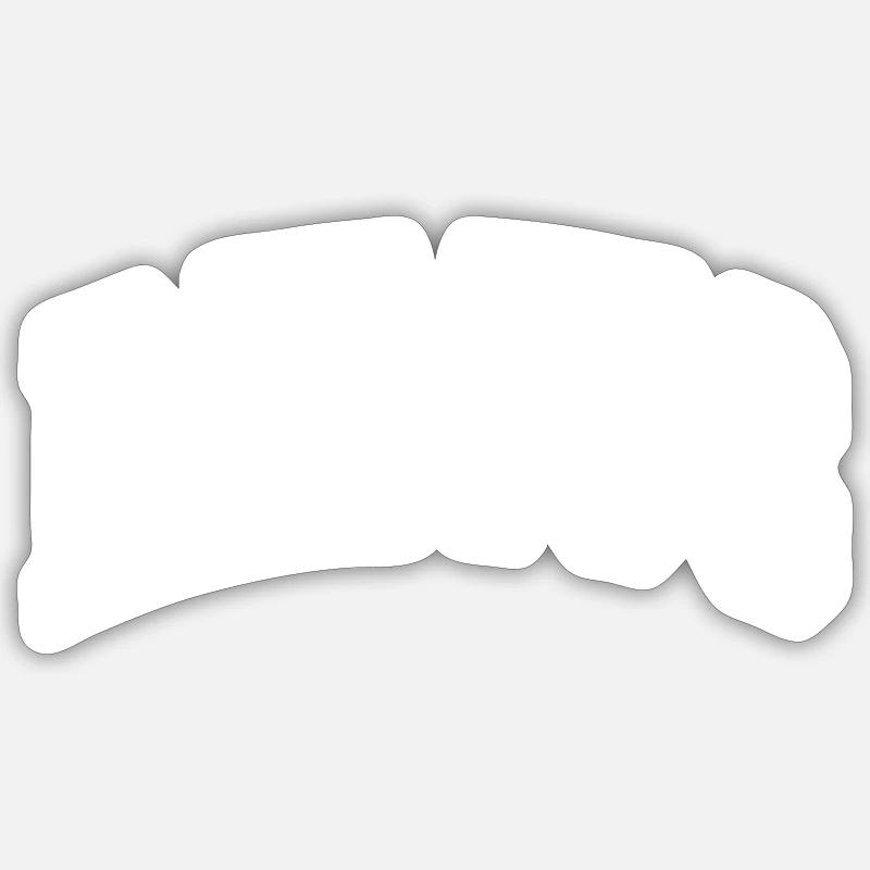 Remus - Sticker taille S (10 x 10 cm) - blanc mat