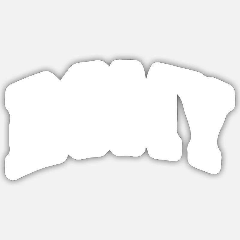 Romy - Sticker size S (10 x 10 cm) - white matte