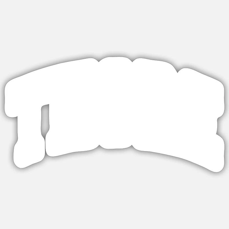 Thore - Sticker taille S (10 x 10 cm) - blanc mat