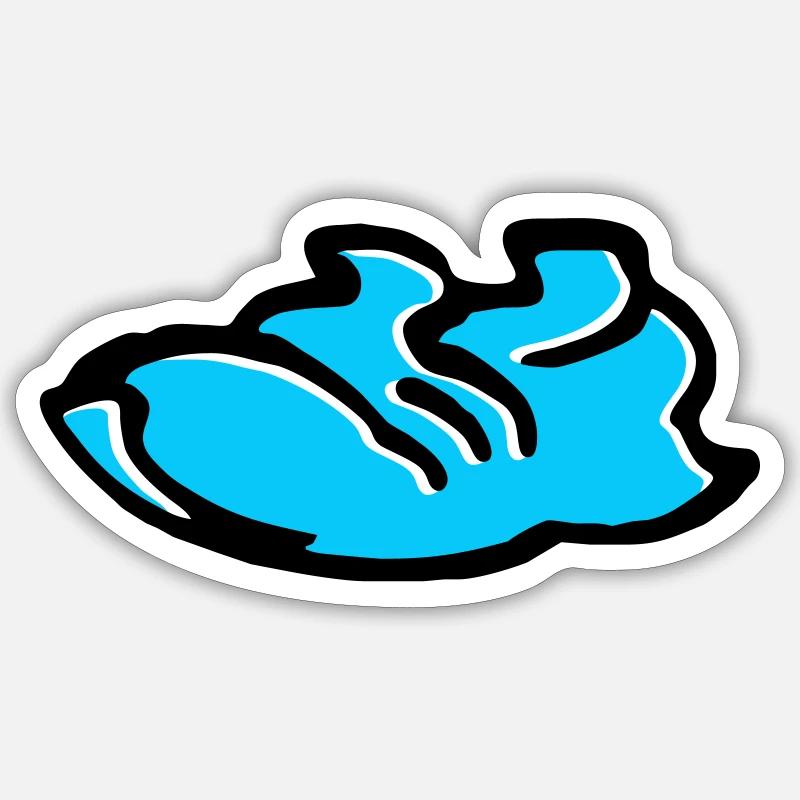 Sneaker Sticker size S (10 x 10 cm)