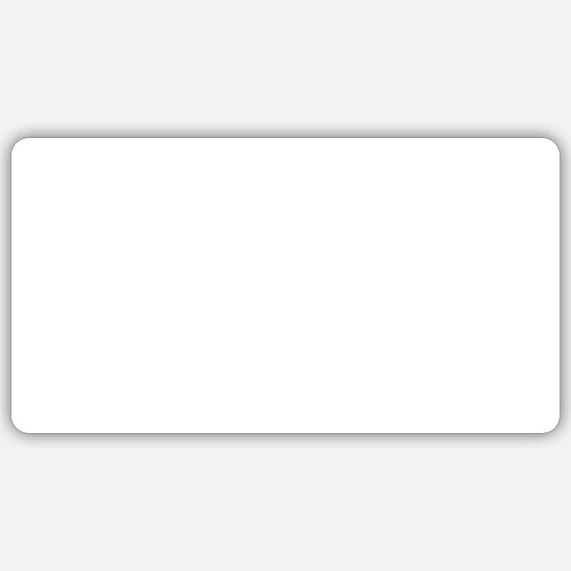 Line Symbol Dash - Sticker size S (10 x 10 cm) - white matte