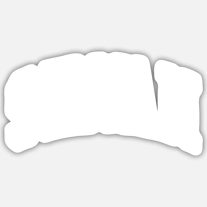 Silvan - Sticker taille S (10 x 10 cm) - blanc mat