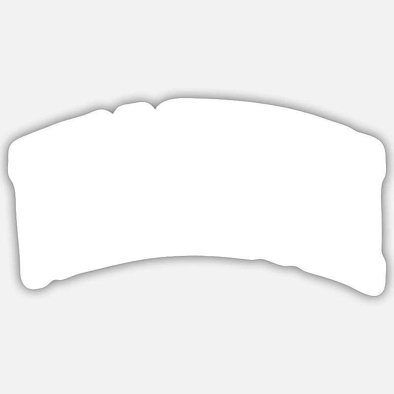 Valentin - Sticker taille S (10 x 10 cm) - blanc mat