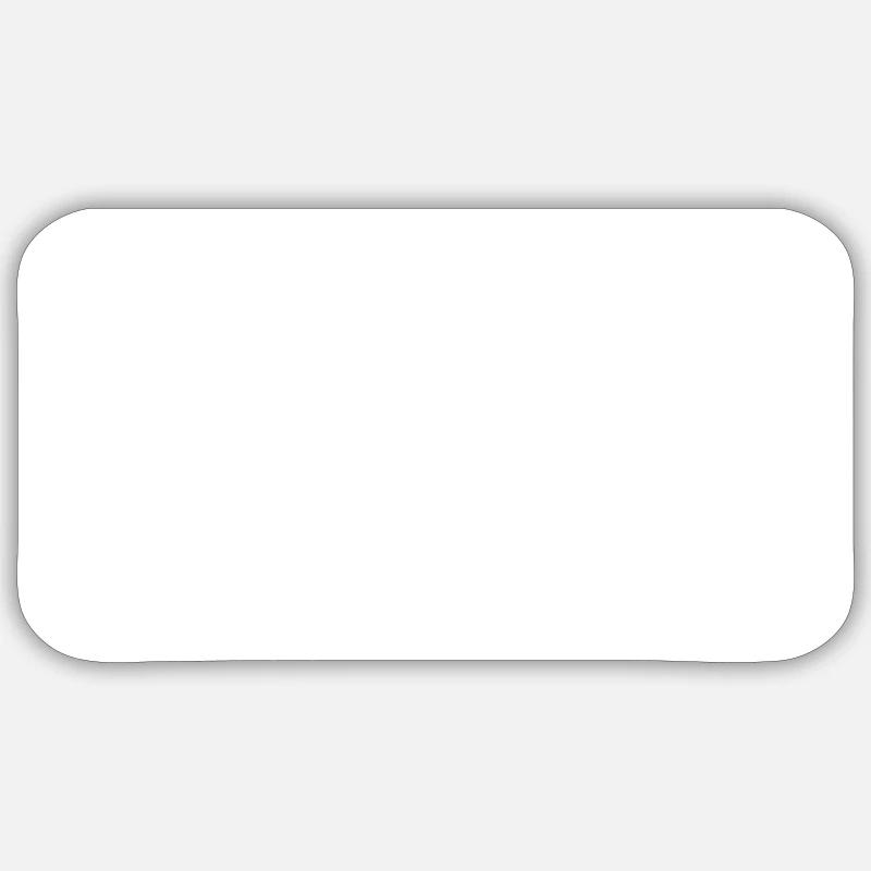Logo LAST avec cadre - Sticker taille S (10 x 10 cm) - blanc mat