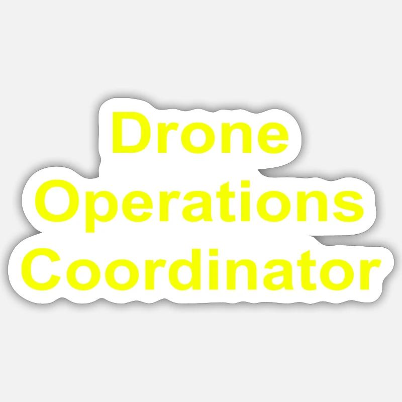 Drone Operations Coordinator Sticker size S (10 x 10 cm)