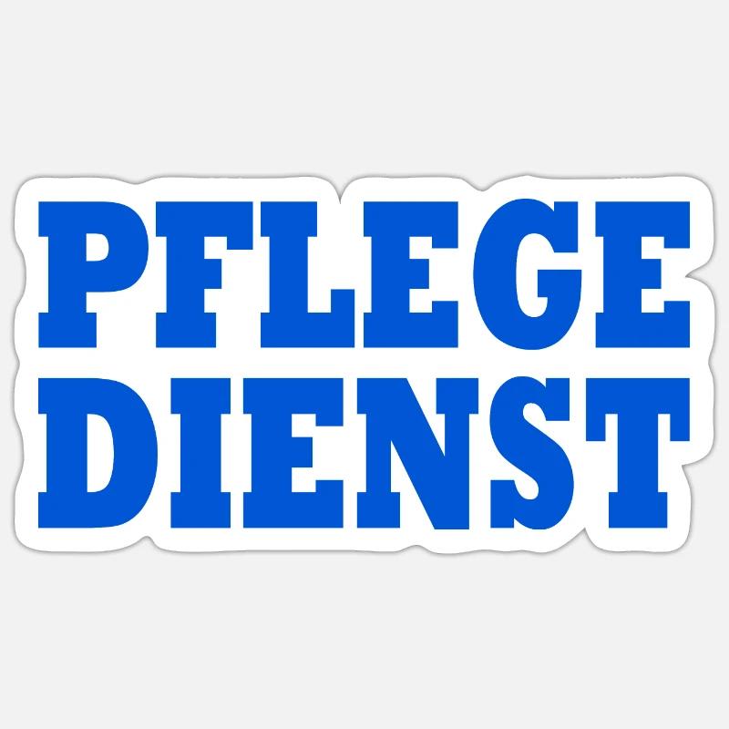 Nursing - Sticker size S (10 x 10 cm) - white matte