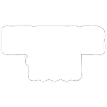 Never again 1933 - Sticker size S (10 x 10 cm) - white matte - Front