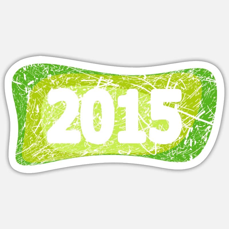 2015 2015 Sticker size S (10 x 10 cm)