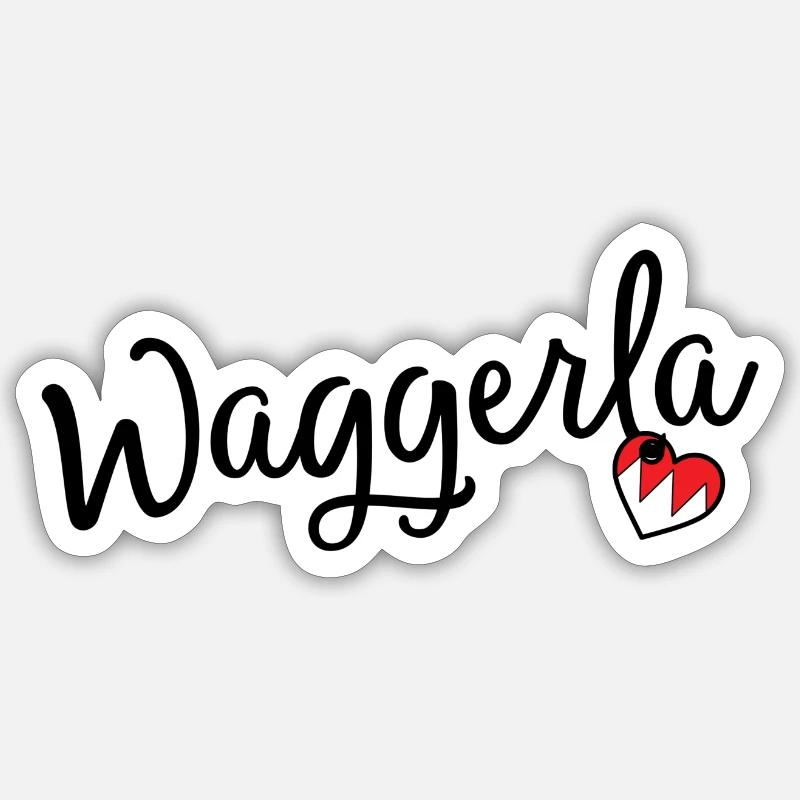 Waggerla Sticker Größe S (10 x 10 cm)