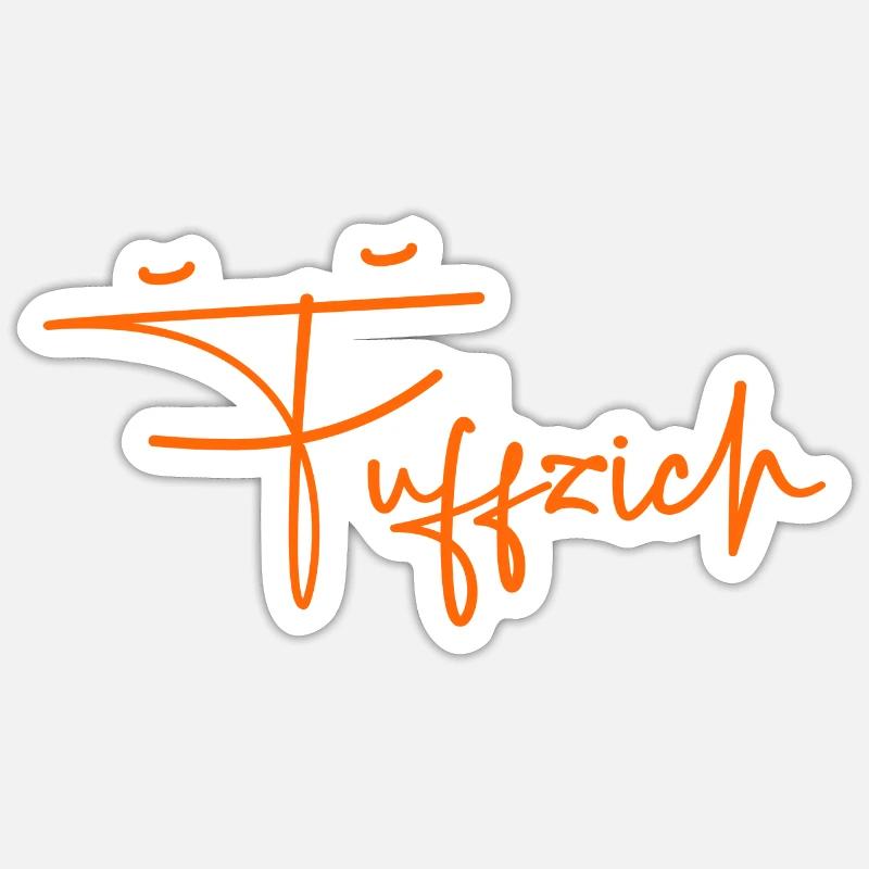 Fuffzich 50. Geburtstag Geschenk Geschenkidee 1976 Sticker Größe S (10 x 10 cm)