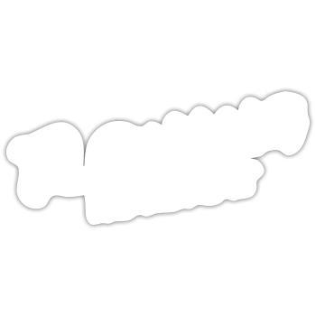 Rowing - We love it - Sport - Aviron Rower Rudern - Sticker size S (10 x 10 cm) - white matte - Front