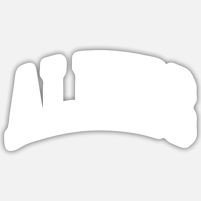 Alexis - Sticker size S (10 x 10 cm) - white matte
