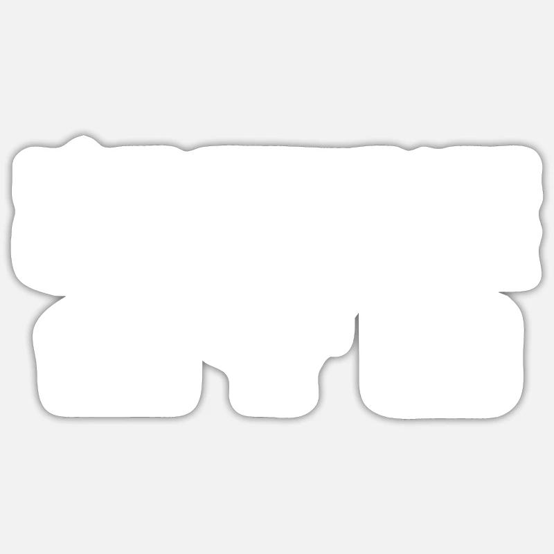 Voyageurs & Développeurs web Passion & Découverte - Sticker taille S (10 x 10 cm) - blanc mat