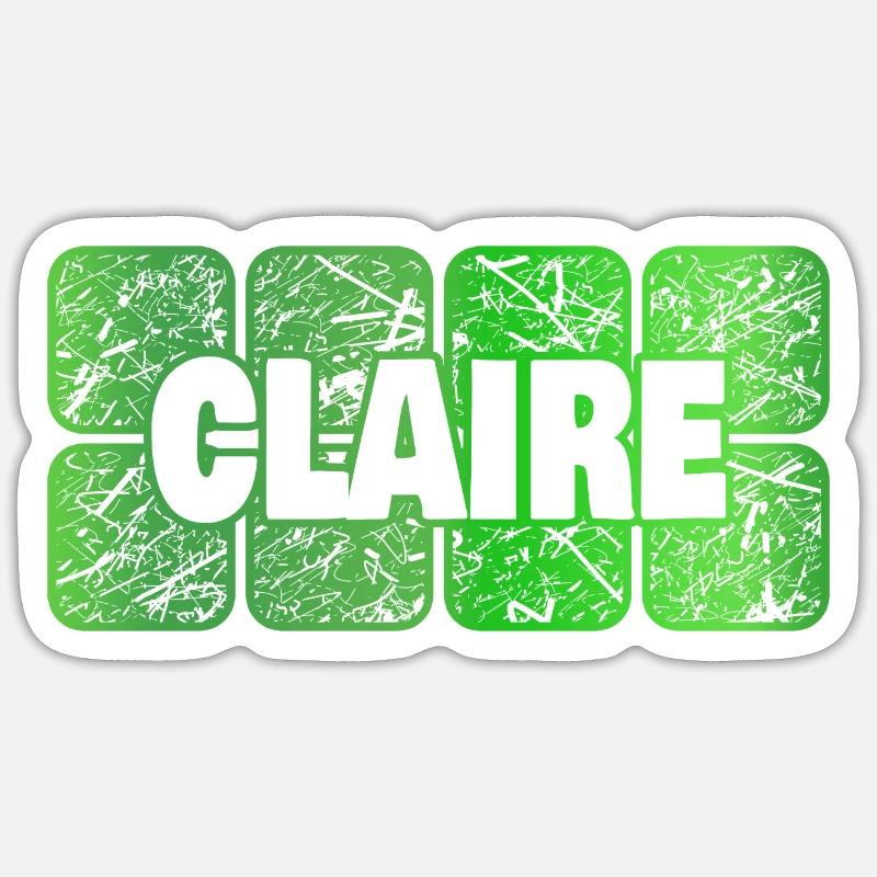 Claire Sticker taille S (10 x 10 cm)