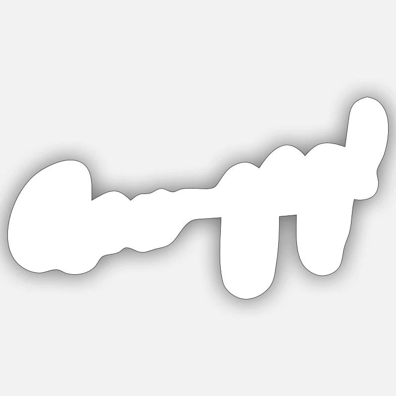 Gow! Westflämischer Dialekt - Sticker Größe S (10 x 10 cm) - Mattweiß