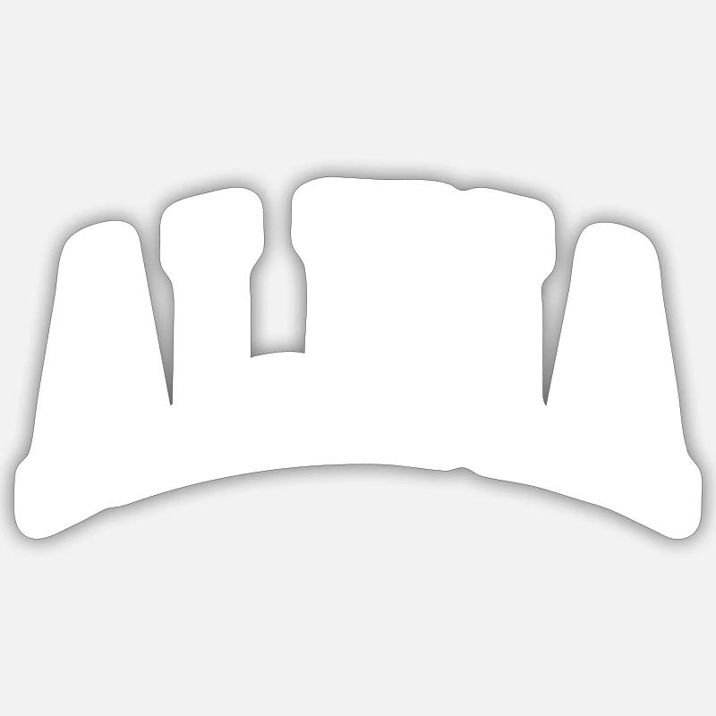 Alina - Sticker size S (10 x 10 cm) - white matte